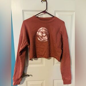 Super soft crop Pure Barre sweatshirt